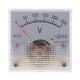 thumbnail image 1 of Amperímetro analógico de panel de 0 450 V, medidor de amperios análogo al de panel de corriente, precisión 0-250V, 1 of 8