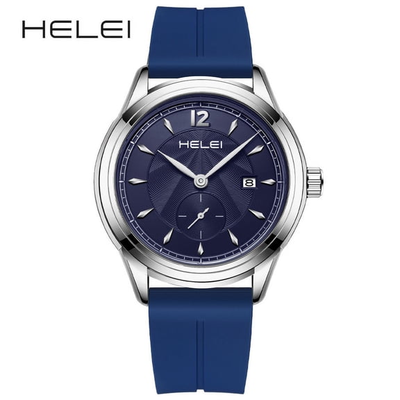 Helei Sport Men's Watch Waterproof Quartz Watch Calendar Automatic Display