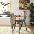 thumbnail image 3 of Modway Promenade Bamboo Side Chair, Gray, 3 of 5