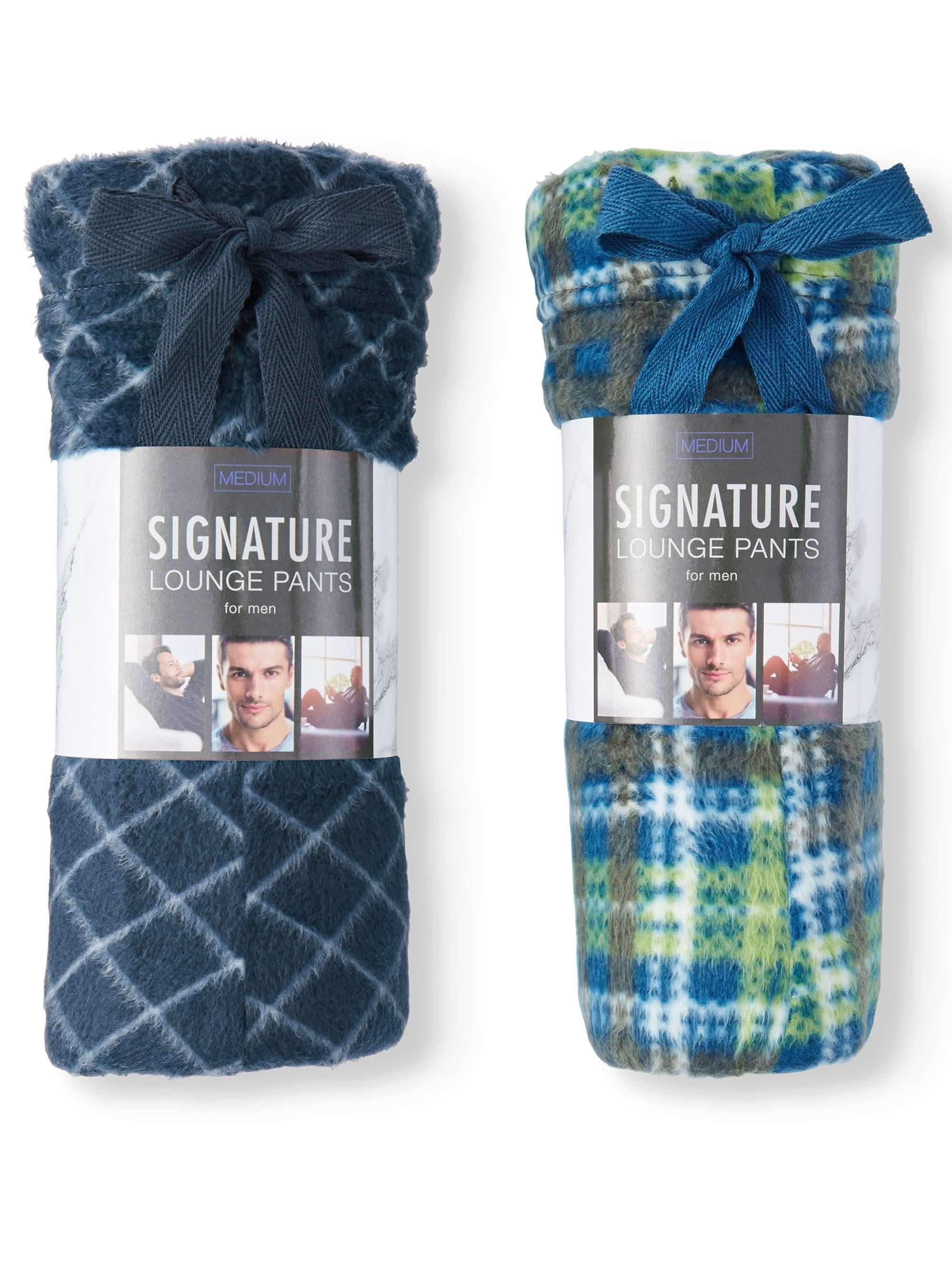 Blue Star Clothing Men's 2pack Sleepwear and Lounge Plush Pajama Pant