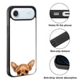 thumbnail image 2 of WIRESTER Shockproof Soft Rubber Cover Case for Apple iPhone 17 Air 6.6" 2025, Animal Fawn Apple Head Chihuahua Dog, 2 of 5
