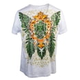 thumbnail image 2 of Men's Double Headed Eagle Skull Graphic T Shirt, White X-Large, 2 of 2