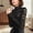 Black, variant on Womens T Shirts Solid Long Sleeve Crewneck Lace Sheer Mesh Blouse Top Women Blouses Black L