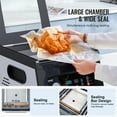 thumbnail image 5 of VEVOR Chamber Vacuum Sealer, 380W Vacuum Pump Power, Sealing Bag Packing Machine for Wet Foods, Meat, Compact Design with 11.5 in Sealing Length, Ideal Commercial Sealer for Professional and Home Use, 5 of 9