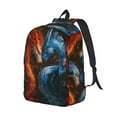 thumbnail image 2 of Yiaed Red And Blue Fire Dragon F Print Backpack, Premium Laptop Backpack, Travel Backpack for Women, Lightweight Backpacks, Comfortable Back Pack-Medium, 2 of 5