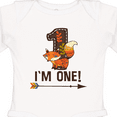 thumbnail image 4 of Inktastic 1st Birthday Fox 1 Year Old Boys or Girls Long Sleeve Baby Bodysuit, 4 of 5