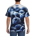 thumbnail image 2 of Naloa Blueberry Men's T-Shirt Sport T-shirt Men's Basic Tee Casual Men's Shirt, Round Neck, Short Sleeves - X-Large, 2 of 5