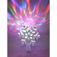 thumbnail image 3 of 11.5" LED Lighted Decorative Snowflake Christmas Tree Topper with Projector, 3 of 3