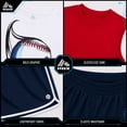 thumbnail image 4 of RBX Boys Athletic Outfit Shorts Set Short Sleeve Shirts Dry Fit Sleeveless Jersey & Shorts 3 Piece, 4 of 7