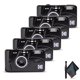 thumbnail image 1 of Pack de 5 Cámaras de Película Kodak M38 de 35 Mm: sin Enfoque, Potente Flash Incorporado, Fácil de Usar (Negro Estrellado) con Kit de Limpieza 6Ave, 1 of 6