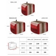 thumbnail image 2 of Red Pink Toaster Cover 2 Slice, Small Kitchen Appliance Covers, Farmhouse Wood Grain Vintage Brown Striped Toaster Oven Cover with Loop, Bread Machine Cover Polyester Dust Cover Protection, 2 of 4