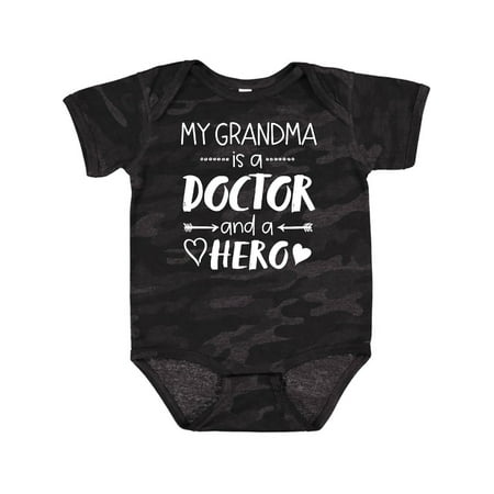 

Inktastic My Grandma is a Doctor and a Hero Gift Baby Boy or Baby Girl Bodysuit