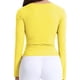 thumbnail image 4 of Blusa deportiva para mujer, ropa de gimnasio para mujer, camisetas de entrenamiento, Top de manga larga, camisas de diseño plisado, trajes de ocio para mujer de talla grande, 4 of 5