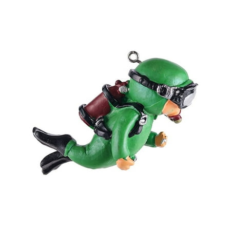 

LSFYSZD Home Fish Tank Accessory Cartoon Diver Floating Pendant Ornament Fish Toy for Aquarium