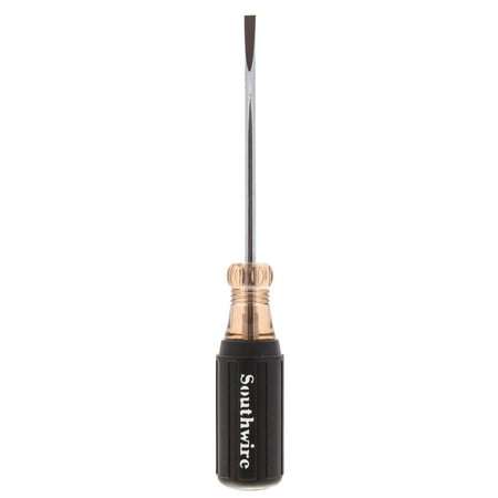 4in Round Blade Slotted Screwdriver - Southwire Tools SD3/16C4 3/16