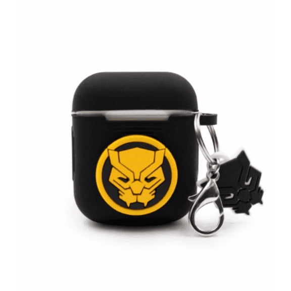 Avengers Silicone Protective Earbud Case Black Panther Marvel