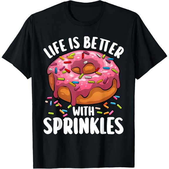 Cool Donut Design For Men Women Kids Doughnut Donut Lover T-Shirt