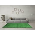 thumbnail image 3 of Ahgly Company Indoor Rectangle Abstract Emerald Green Modern Area Rugs, 2' x 5', 3 of 4