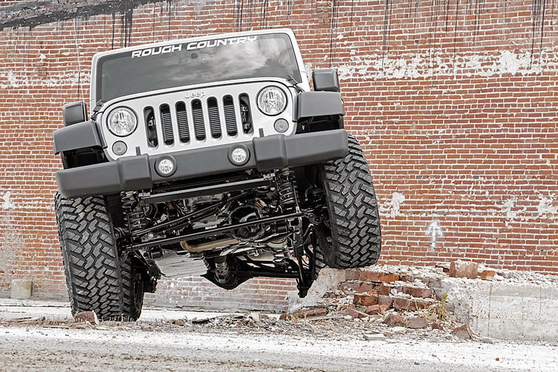 Rough Country 4" Lift Kit for 2007-2018 Jeep Wrangler JK Unlimited - 68140