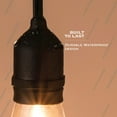 thumbnail image 4 of Landia Home 96FT (2x48FT) LED HD String Light, Commercial Grade Strand,30 hanging sockets, 32 LED Bulbs, 4 of 5