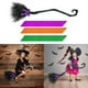 thumbnail image 2 of Escoba de bruja para fiesta de Halloween, escoba de plástico con accesorios de cinta, regalo, 2 of 5
