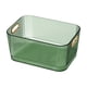 thumbnail image 2 of Contenedor de Almacenamiento de Plástico Transparente, Contenedor de Almacenamiento de Acrílico Verde Transparente Con ASAS Incorporadas, Organizador de, 2 of 7