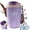 Purple, variant on Coffee Vacuum Flask, Premium 316 Stainless Steel Travel Drinkware, Leakproof LED Temperature Display Mug with Handle