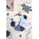 thumbnail image 2 of Ramo de novia Serwalin Dusty Blue con flores artificiales, 2 of 7