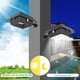 thumbnail image 4 of Kuymtek Lámpara de pared de jardín con sensor de movimiento para exteriores con luz solar de 6 LED (blanco frío) Kuymtek Iluminación del hogar multifuncional, 4 of 9