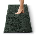 thumbnail image 3 of Nestl Bathroom Rugs, Machine Washable Bath Mats For bathroom Floor Rugs, Nonslip Backing Rubber Bath Rug, Hunter, 3 of 6