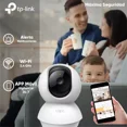 thumbnail image 3 of Tp-link Cámara De Seguridad Panorámica Tapo-c210-plus-32 Con Microsd 32gb 3mp Grabación De Vídeo 2k Visión Nocturna Detección De Movimiento Y Notificaciones Audio Bidireccional C210 Control Por Voz, 3 of 8