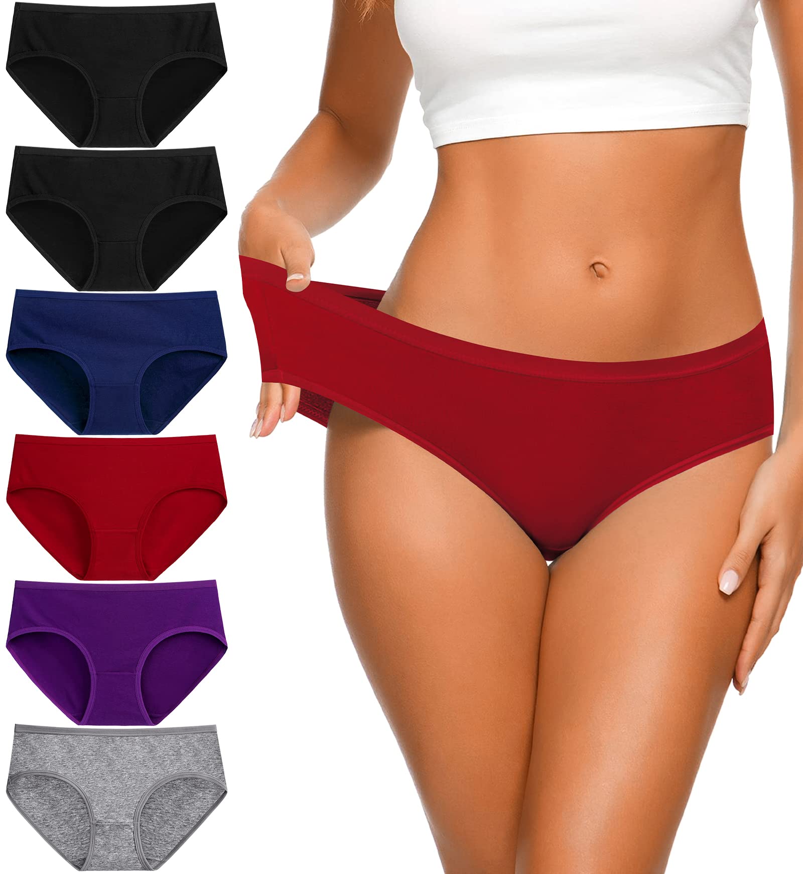 Replurts Women’s Camel Toe Concealer Pads with Breathable Cotton Seamless Thong Panties (Beige S