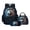 Blue-Football, variant on Kuiaobaty Football Print Kid Backpack with Lunch Bag for Teen Boy Insulated Lunch Box and Backpack with Bottle Holder Large Capacity School Bag Pencil Case for Travel Camping