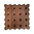 thumbnail image 1 of 1Pc Solid Wood Cute Biscuit Shaped Coaster Set Insulation Pad for Home, 1 of 8