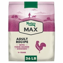 Nutro Max Adult Dry Dog Food with Farm-Raised Chicken, 36 lb. Bag