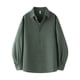 thumbnail image 1 of pstuiky camisa de manga larga para hombre, Camisa informal de manga larga para hombre, color liso, holgada y con solapa. tops de invierno para hombre xxxxxl, 1 of 2