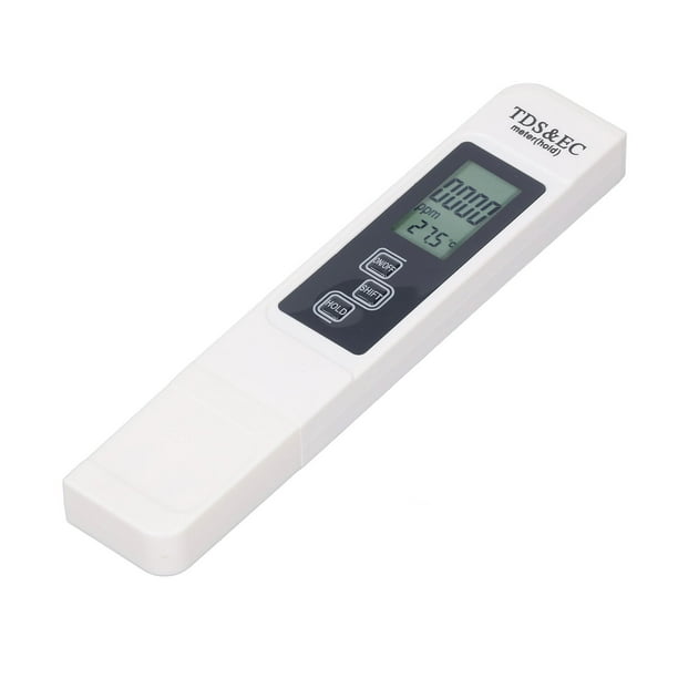Probador De Agua Digital, Medidor TDS Digital Pantalla HD Más Fácil De Leer Portátil Resistente A La Corrosión Resistente A Interferencias Alta Precisión Para Acuicultura