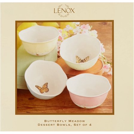 Lenox Butterfly Meadow 12-Ounce Dessert Bowls Set of 4 - 791720