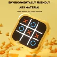 thumbnail image 3 of 3-in-1 Mini Electronic Puzzle Game Set - Tic-Tac-Toe with AI Battle, Memory & Concentration Training Modes | Instant Play, Simple Rules | Vibrant Lemon Yellow Portable Toy for All Ages, 3 of 7