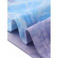 thumbnail image 5 of Vestido de verano sin mangas para mujer de talla grande Agnes Orinda, con diseño de teñido anudado, abertura lateral, escote en V, estilo casual midi, talla 3X, color púrpura y azul, 5 of 5