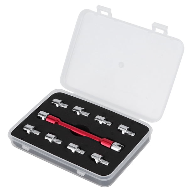 JUEGO DE LLAVES PARA RADOS DE MOTOCÍTERA, LLAVE PARA RADOS CON CNC 5.0 5.2 5.4 5.6 5.8 6.0 6.2 6.4 6.6 6.8 mm, Llave Dinamométrica Para Radios de Moticleta de 3.7