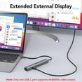 thumbnail image 3 of Hub USB C MOKin de 10 Gbps con vídeo 4K @60Hz, MacBook Pro PD de 100 W, 3 of 8