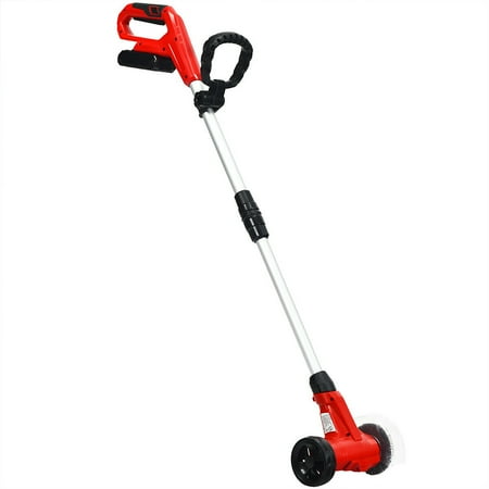 grout costway edger wheeled trimmer sweeper nylon