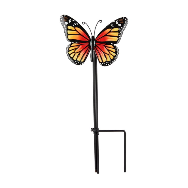 Mainstays Orange Butterfly Garden Stake