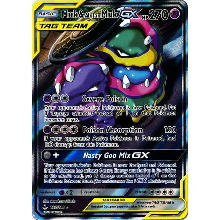 Pokemon Unbroken Bonds Muk Alolan Muk Tag Team Gx 197