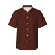 thumbnail image 1 of Balery Brown Camisas hawaianas de manga corta para hombre, camisas playeras de corte holgado, camisas de vacaciones con botones,XX-Large, 1 of 7