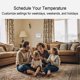 thumbnail image 4 of Termostato SASWELL T21 programable, 2 calores/1 frío para el hogar, 4 of 6