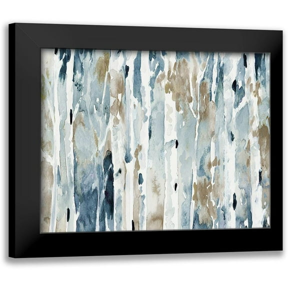 Loreth, Lanie 14x12 Black Modern Framed Museum Art Print Titled - Blue Upon the Hill