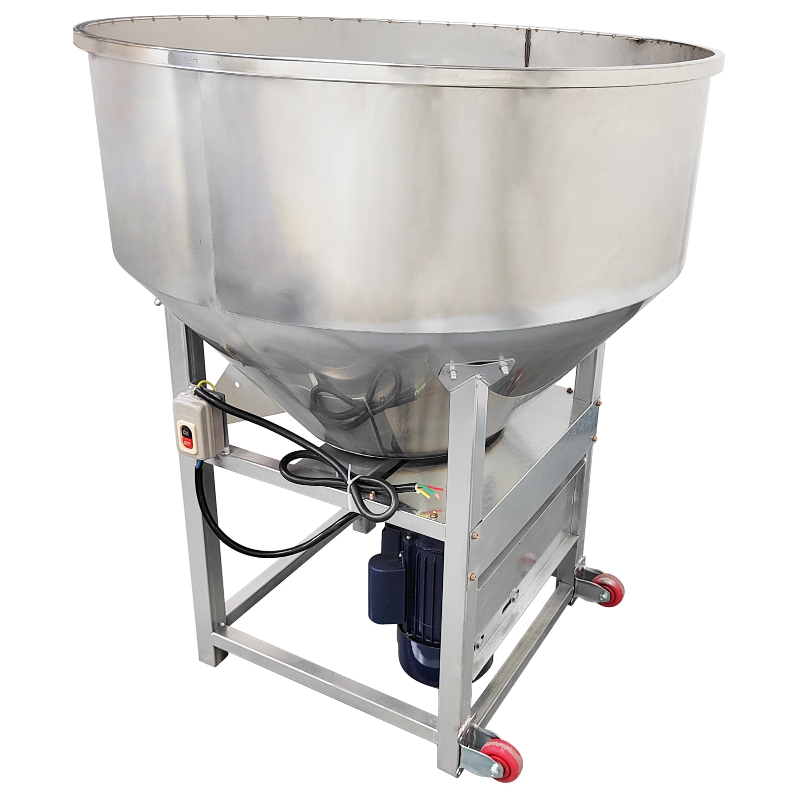 220V Electric Mixer Blender Mixing Machine 440lbs for Dry Grain Particle Granular Flour Beans Plastic