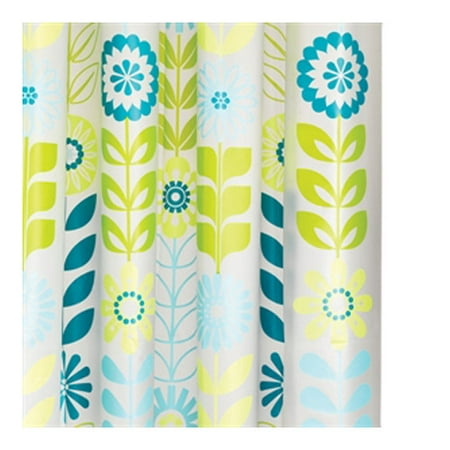 Croydex PEVA Mod Floral Shower Curtain